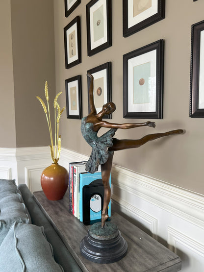 Bronze statues classic sculpture "Ballet Girl" Desktop Decor, Home Decor, Art Collection